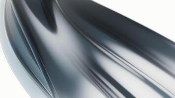Flowing curve lines background, 3d rendering. video