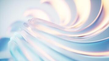 Transparent gradient glass background, 3d rendering. video