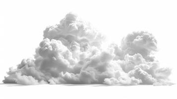 Fluffy White Clouds in a Bright Blue Sky Displaying A Beautiful Natural Landscape During Daytime. photo