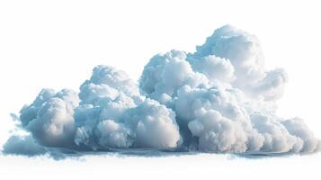 Dramatic Cotton Candy Clouds Enveloping the Sky During a Calm Summer Morning. photo