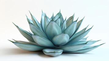 Blue Agave Plant Thrives in Natural Habitat Under Bright Sunlight. photo