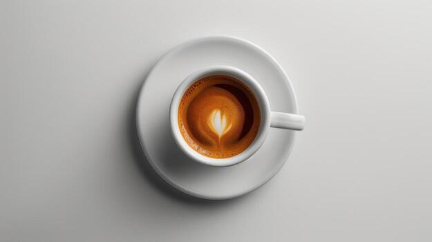 An Artful Display of Steam Rising From a Freshly Brewed Cup of Coffee on a Minimalist Surface photo