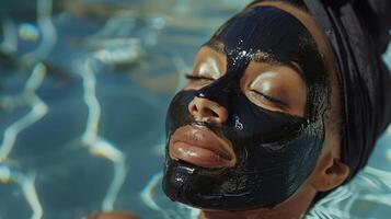 Relaxing Afternoon Spa Treatment Under the Sun at a Tranquil Poolside Oasis photo