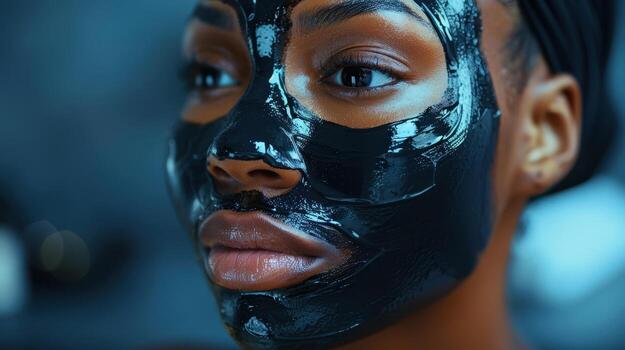 Relaxing Spa Day at Home With a Deep Cleansing Facial Mask for Glowing Skin photo