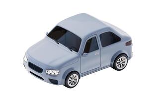 Realistic 3D style automobile car, 3d rendering. photo