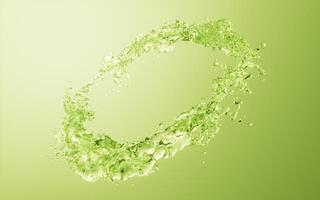 Flowing water liquid background, 3d rendering. photo