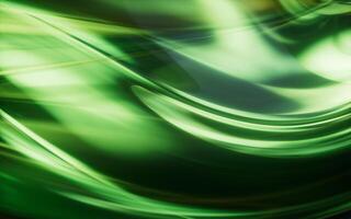Dark transparent glass curves background, 3d rendering. photo