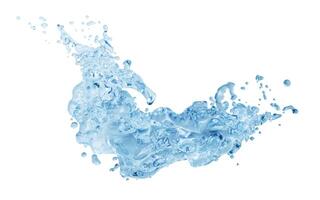 Flowing water liquid background, 3d rendering. photo