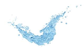 Flowing water liquid background, 3d rendering. photo