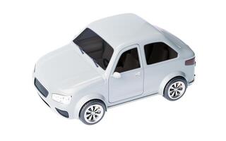 Realistic 3D style automobile car, 3d rendering. photo