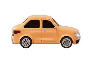 Realistic 3D style automobile car, 3d rendering. photo