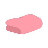 Flat Simple Illustration Of Towel vector