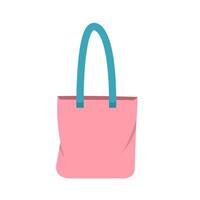 Flat Simple Illustration Of Totebag vector