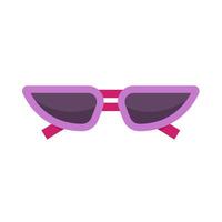 Flat Simple Illustration Of Glasses vector