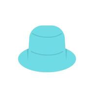 Flat Simple Illustration Of Bucket Hat vector