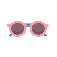 Flat Simple Illustration Of Glasses vector