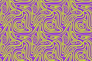 green topographic contour seamless pattern on purple background for print design. outdoor geographic contour texture pattern. terrain path isolated pattern. abstract contour line pattern templates vector