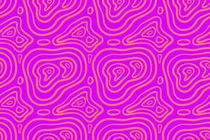 peach topographic contour seamless pattern on pink background for print design. outdoor geographic contour texture pattern. terrain path isolated pattern. abstract contour line pattern templates vector