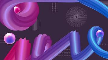 modern liquid gradient background design vector