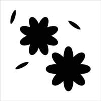 nature in flat design style vector