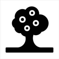 apple in flat design style vector