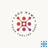 Logo design graphic concept creative premium stock X font star dots tech dynamic particle digital. Related to technology circular atom branding vector