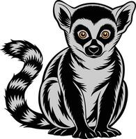 Lemur Graphics Art vector