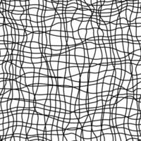 Abstract ink wavy lines seamless pattern. Stripe texture with textured irregular lines. Great for textile, fabric, wallpaper, wrapping, scrapbook and packaging vector