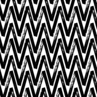 Brush strokes seamless pattern. Freehand horizontal zigzag stripes print. Simple geometric background. Great for textile, fabric, wallpaper, wrapping, scrapbook and packaging vector