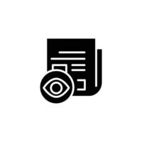 uncensored news solid icon design good for web or mobile app vector
