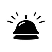hotel bell solid icon design good for web or mobile app vector
