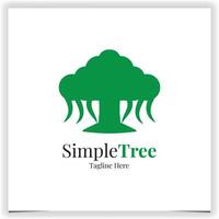 Banyan Tree flat design template vector