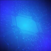 Technology Background Template Design vector