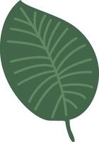 Chic design featuring tropical marine leaves with vibrant colors and detailed patterns, perfect for adding a touch of exotic flair and coastal style to any project. vector