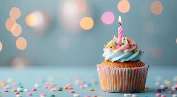 First Birthday Cupcake photo