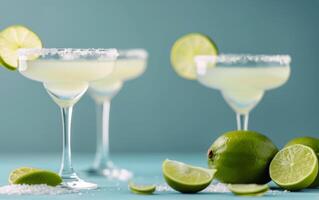 Margaritas With Limes and Salt photo