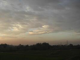 sky background asman green scene sunset image photo