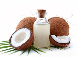 Coconut Oil and Extract Bottles photo