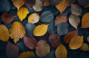Autumn Leaves on the Forest Floor photo
