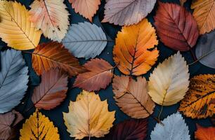 Autumn Leaves on the Forest Floor photo