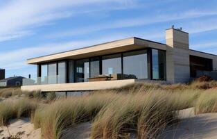 Modern Beach House With Ocean View photo