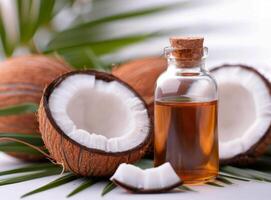 Coconut Oil and Extract Bottles photo