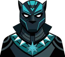 Back Panther Design vector