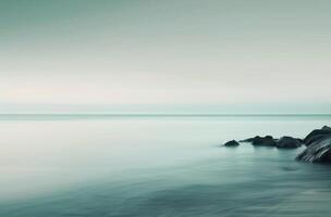 Calm Ocean at Sunrise photo