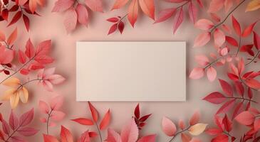 Autumn Leaves Frame photo