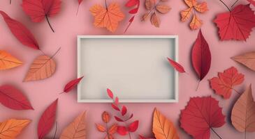 Autumn Leaves Frame photo