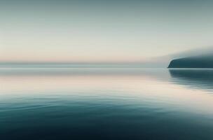 Calm Ocean at Sunrise photo