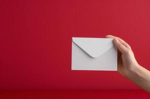 Hand Placing Ballot in Box photo