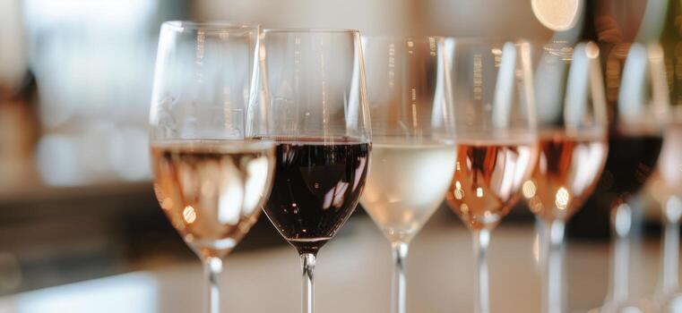 Wine Tasting at a Bar photo