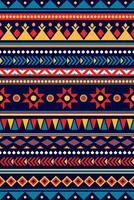 Geometric tribal pattern. Geometric tribal pattern fabric style. Geometric tribal pattern design for clothing, textile, wrapping, background, wallpaper, carpet, embroidery vector